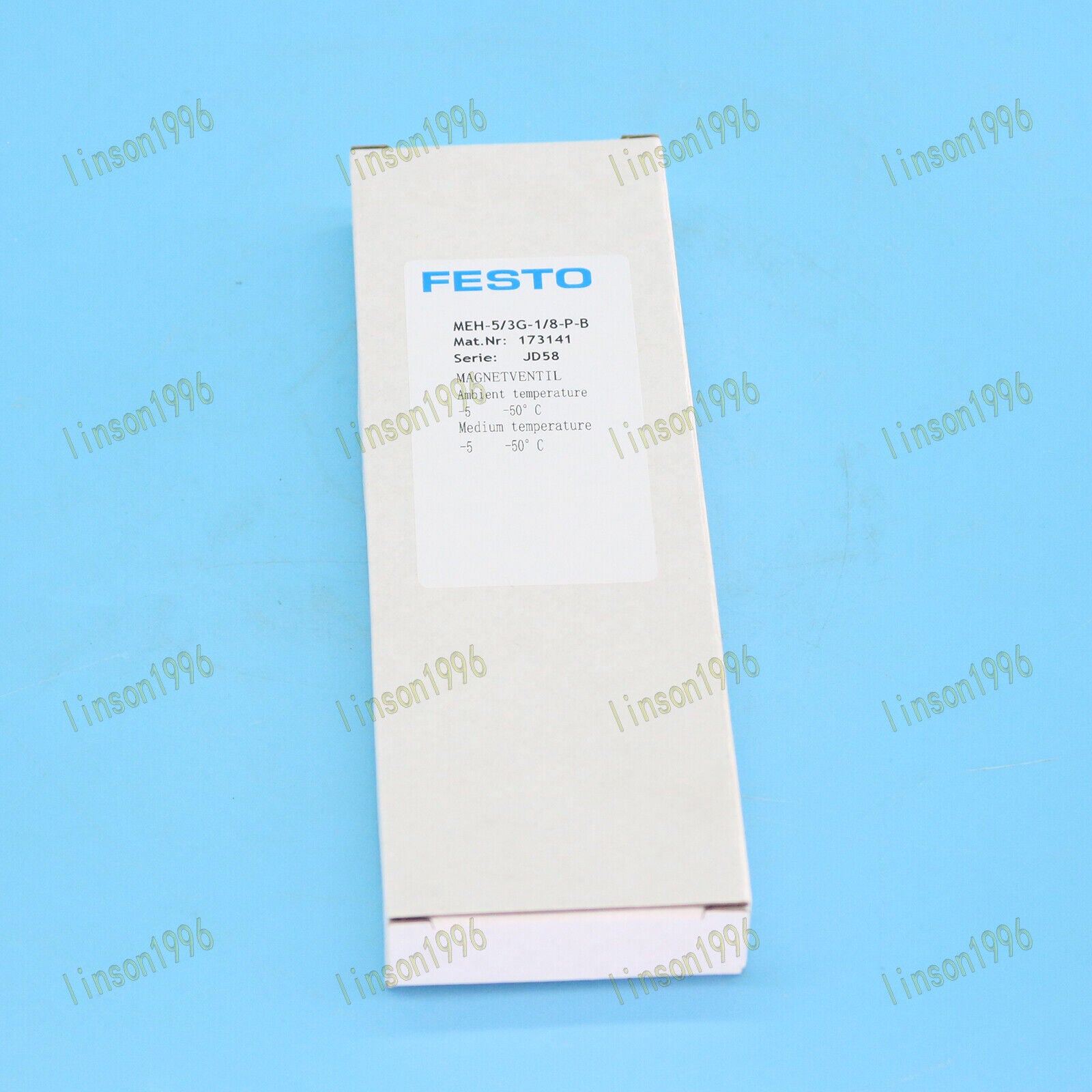 Festo Solenoid Valve MEH-5/3G-1/8-P-B - FESTO