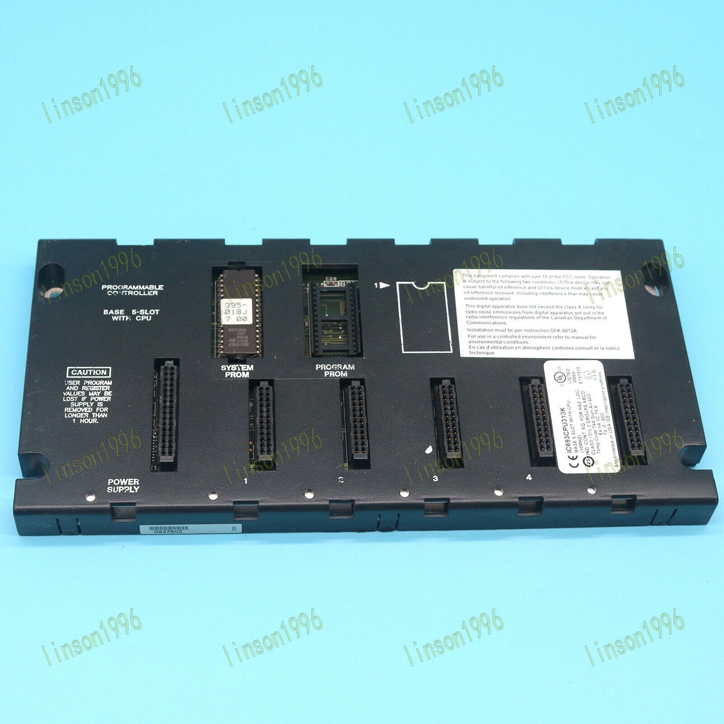 used One IC693CPU313K for GE FANUC BASE 5 Slot - GE FANUC