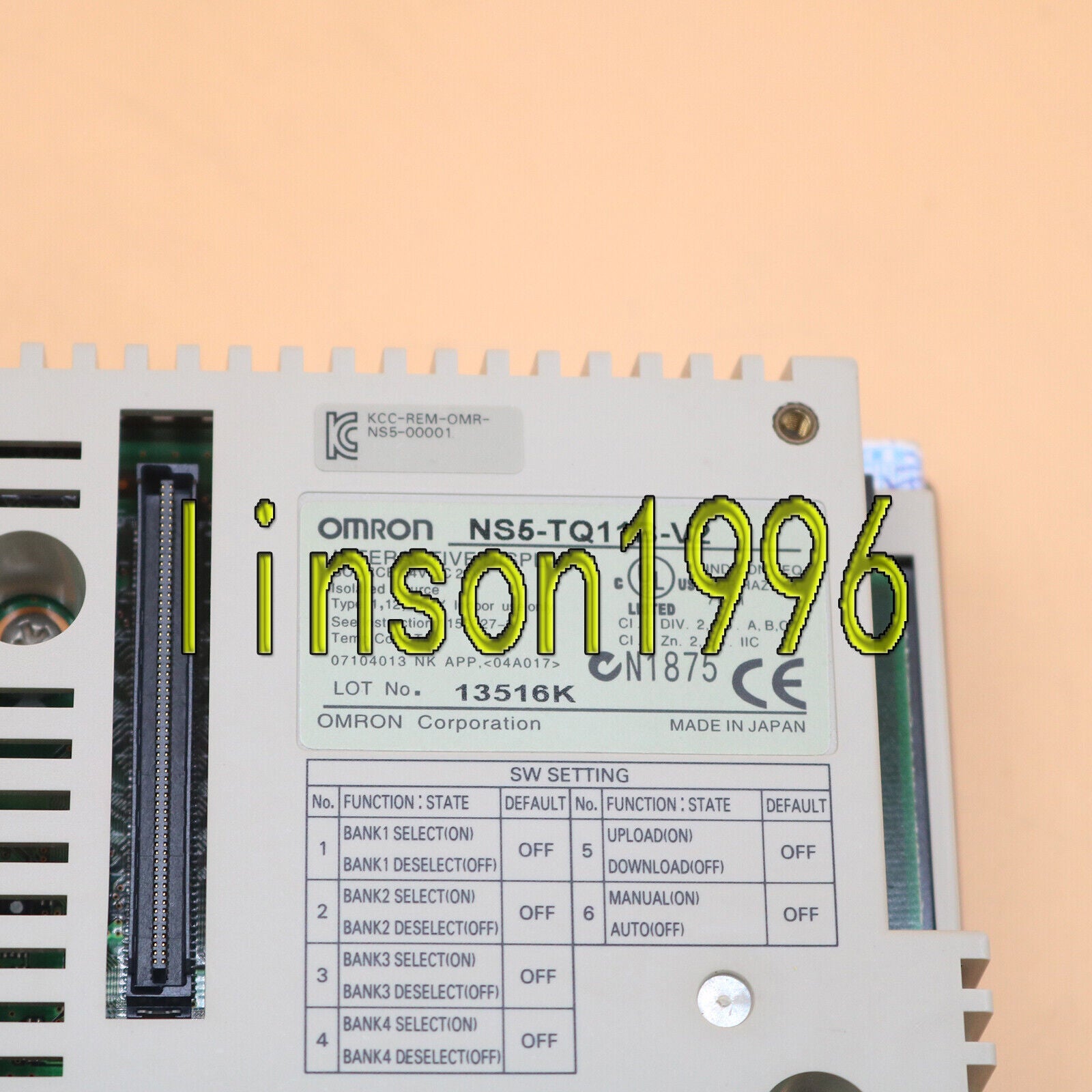 New ONE OMRON HMI NS5-TQ11B-V2 Touch Panel with 1 Year Warranty - OMRON