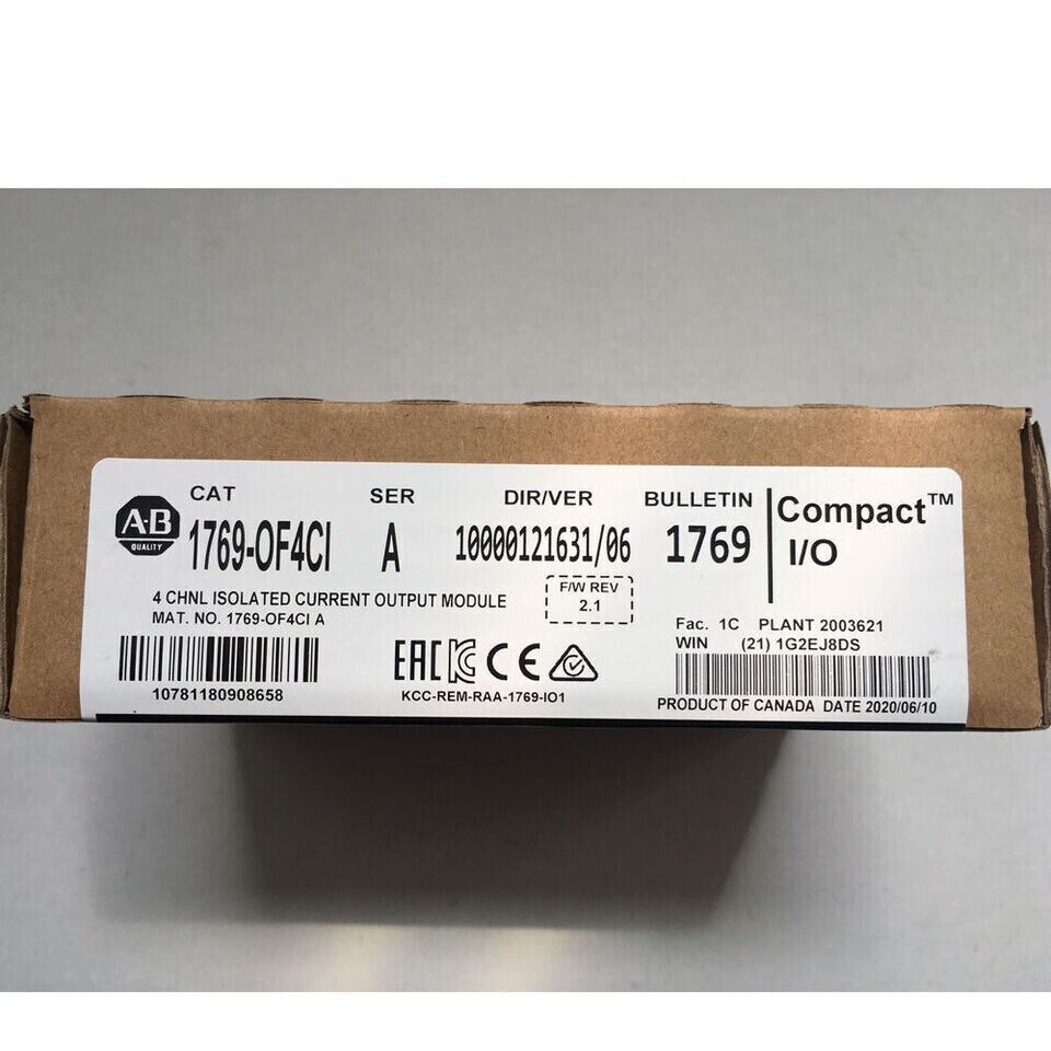 CompactLogix 4 Pt Current Module 1769OF4CI New Factory Sealed - COMPACTLOGIX