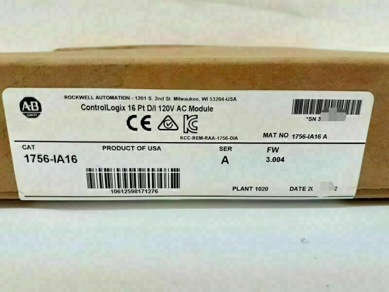 ControlLogix 1756IA16 Input Module AB for Factory Sealed SER A PLC System - CONTROLLOGIX