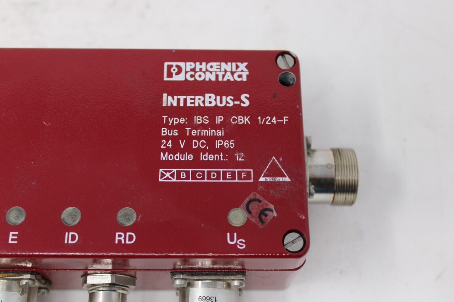 used Phoenix Contact IBS IP CBK 1/24-F Terminal Module - PHOENIX CONTACT