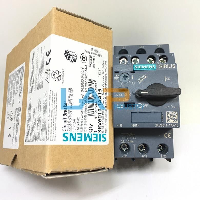 new 1PCS  FOR SIEMENS Circuit Breaker 3RV6011-1AA15 1.1-1.6A