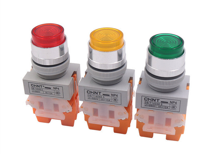 10PCS Chint NP4 Series NP4-11DZS Illuminated Pushbutton Switches Free Ship