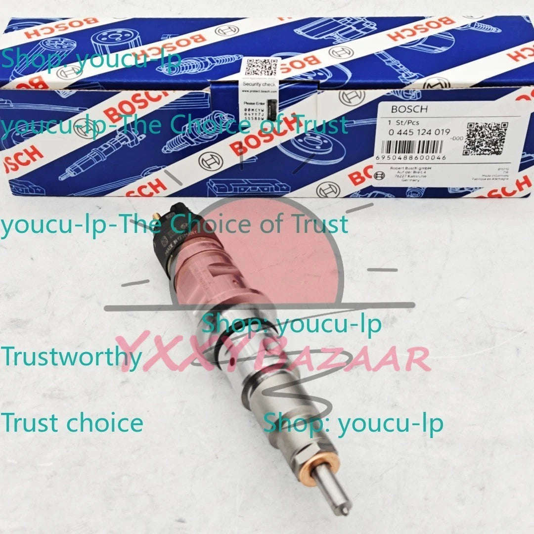 1PCS 0445124019 Fuel Injectors Bosch For QSB4.5L QSB6.7L Cummins Engine 5289266