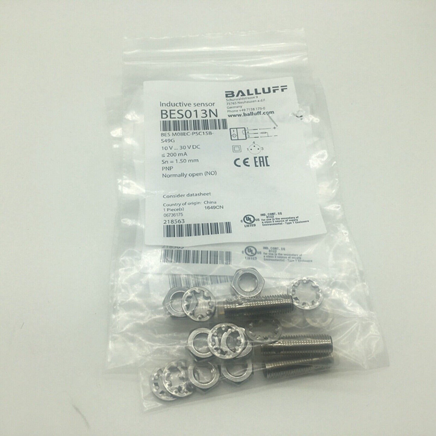 BALLOFF BESM08EC Inductive Proximity Switch - BALLOFF