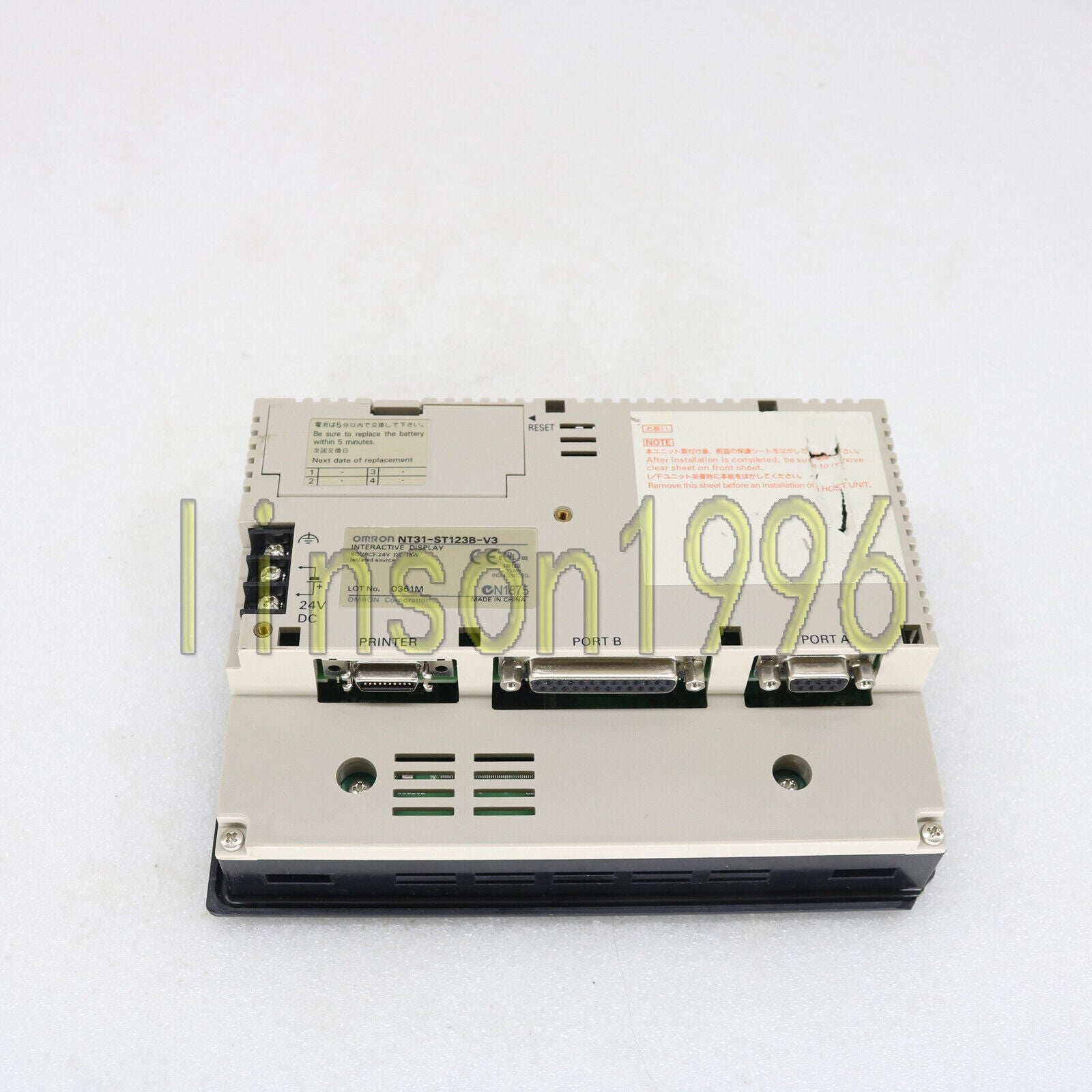 Omron NT31-ST123B-V3 Smart Touch Panel Tested - OMRON