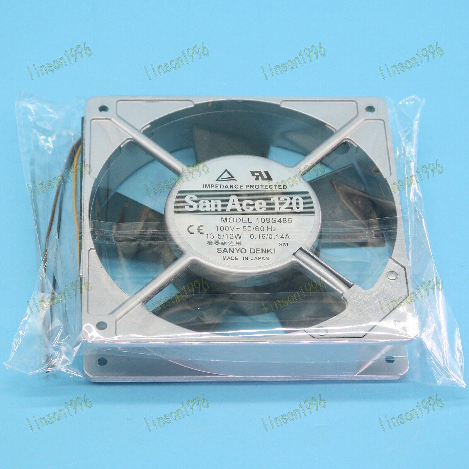 109S485 Cooling Fan 13.5/12W 0.16/0.14A FAST SHIP - SANYO