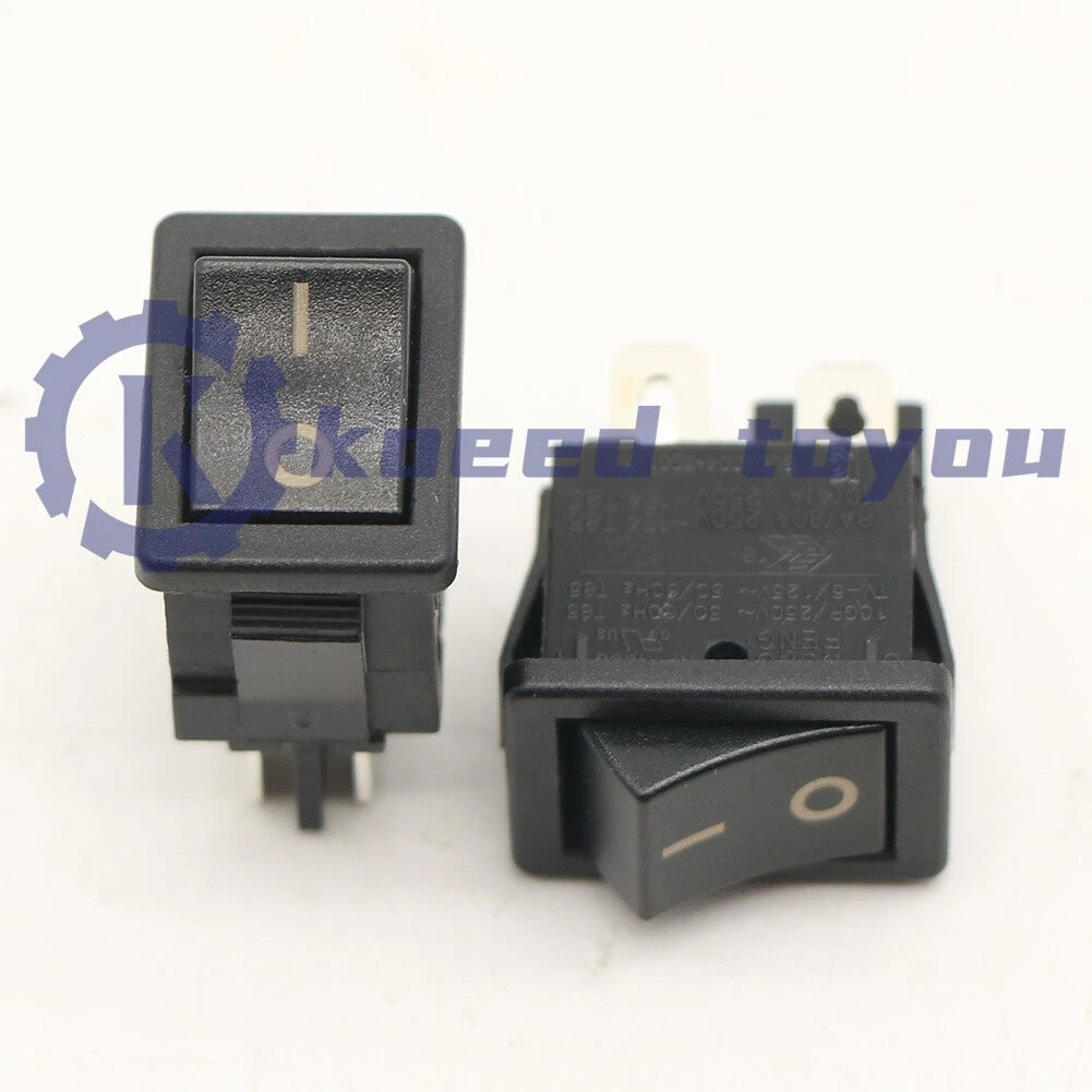 1PC RONG FENG RF-1003 TV-5 Rocker Switch 4 Pins 2 Positions 10A 250VAC T85