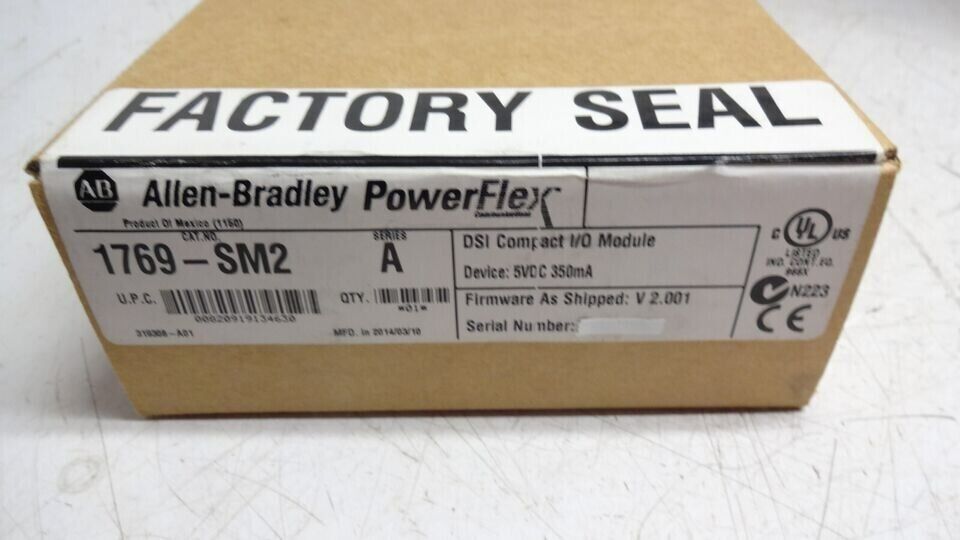 Allen Bradley 1769-SM2 Ser A V2.001 Compact New Sealed - ALLEN BRADLEY