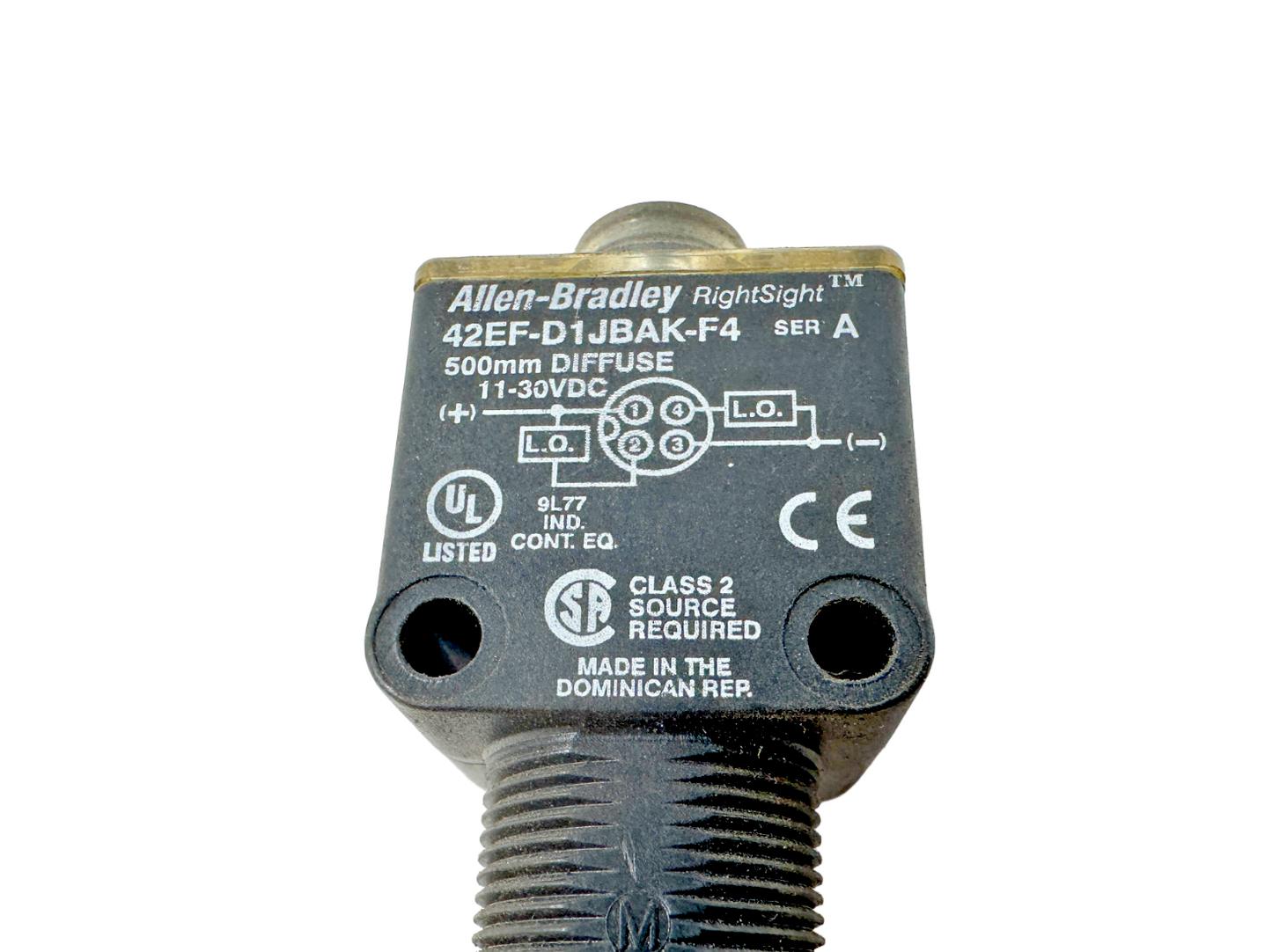 used Allen-Bradley 42EF-D1JBAK-F4 Sensor - ALLEN-BRADLEY
