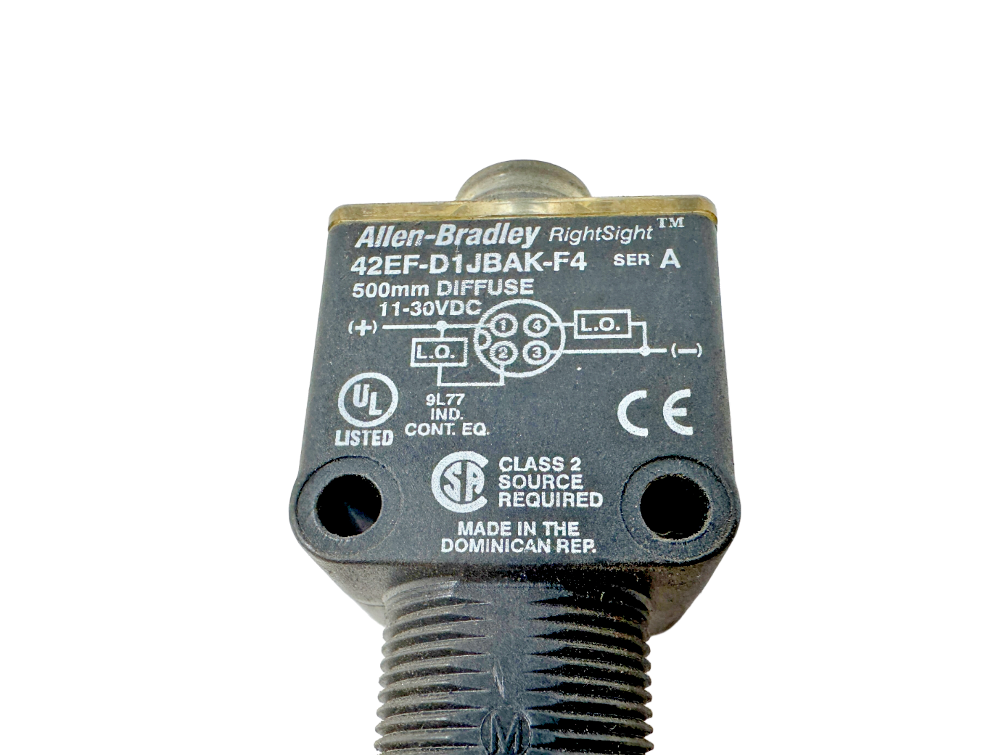 used Allen-Bradley 42EF-D1JBAK-F4 Sensor - ALLEN-BRADLEY