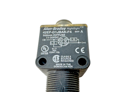 used Allen-Bradley 42EF-D1JBAK-F4 Sensor - ALLEN-BRADLEY