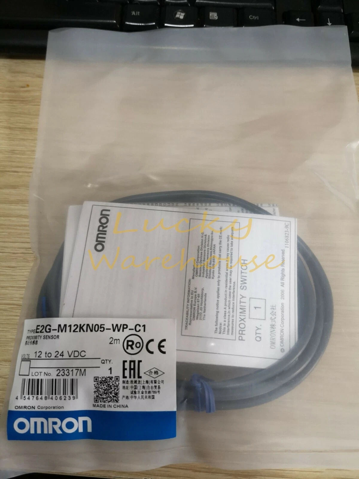1PCS Omron E2G-M12KN05-WP-C1 Proximity Switch - Free Ship *TT