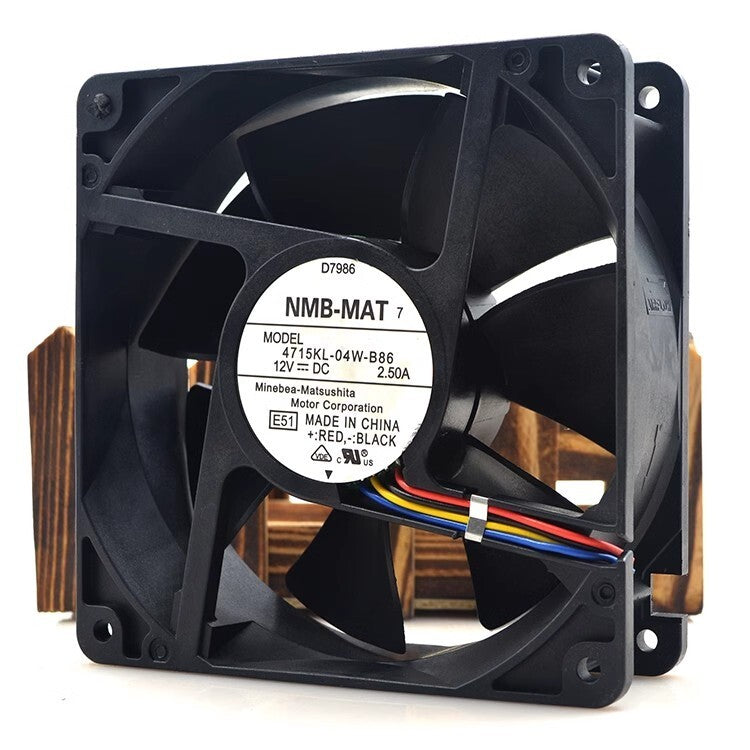 NMB 4715KL-04W-B86 12038 DC12V 2.5A 12CM 4-Wire Inverter Cooling Fan