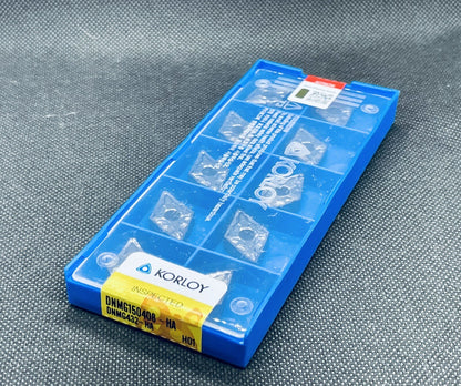KORLOY DNMG150408 -HA H01 DNMG 432 -HA H01 Carbide Inserts 10pcs Free Shipping!