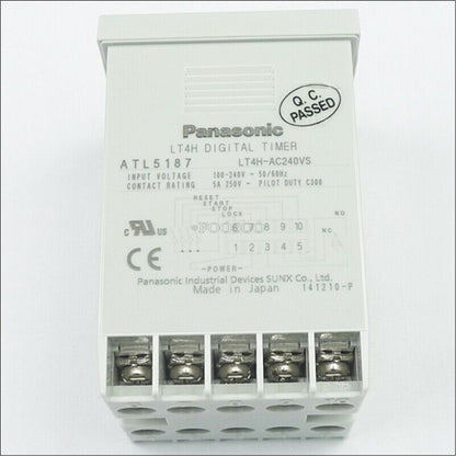 Panasonic LT4H Timer AT240V Built-in Timer 1Pcs Compact Design Timer with 240V AC Input - PANASONIC