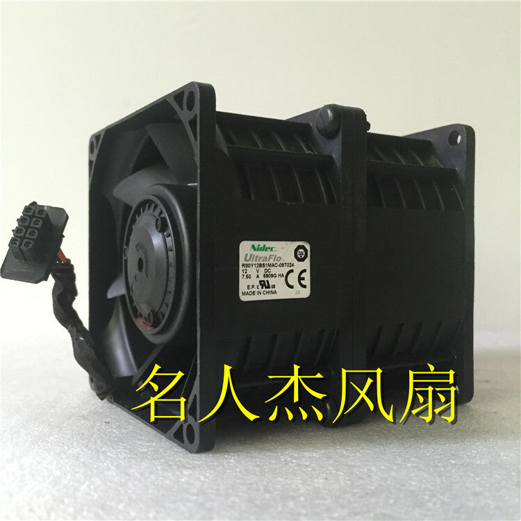 1pcs  NIDEC 8086 R80Y12BS1MAC-08T024 12V 7.50A 8CM violence cooling fan