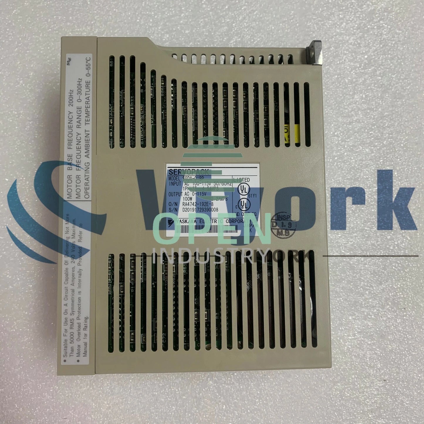 1PCS Yaskawa SGDA-01BP SERVO AMPLIFIER 100-115VAC 50/60HZ INPUT 1P