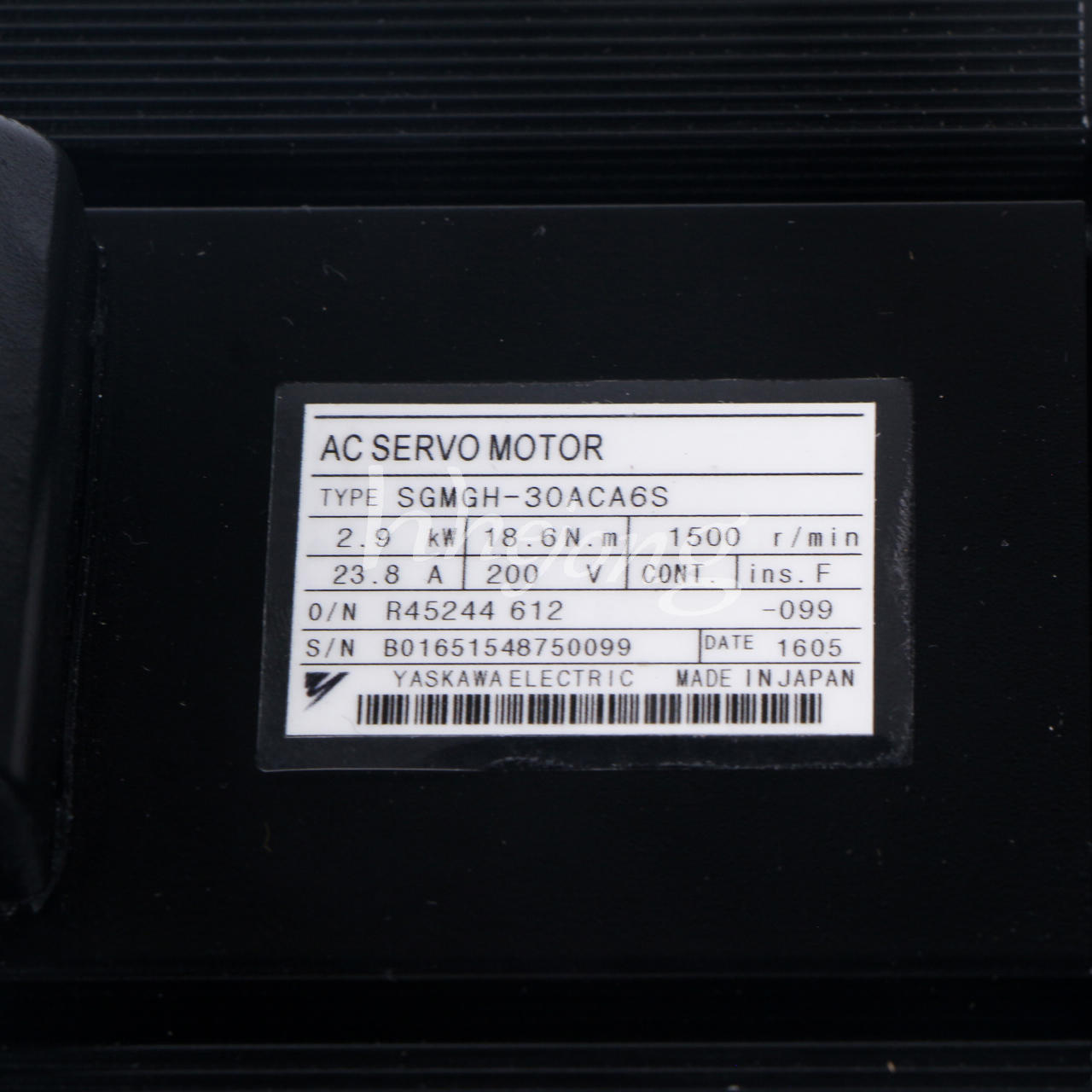YASKAWA AC Servo Motor SGMGH30ACA6S - YASKAWA