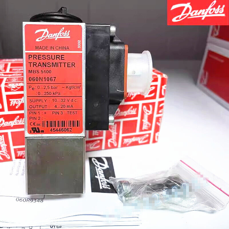 new 1pcs Danfoss MBS5100 060N1067 0-2.5bar Pressure Transmitter Sensor - DANFOSS