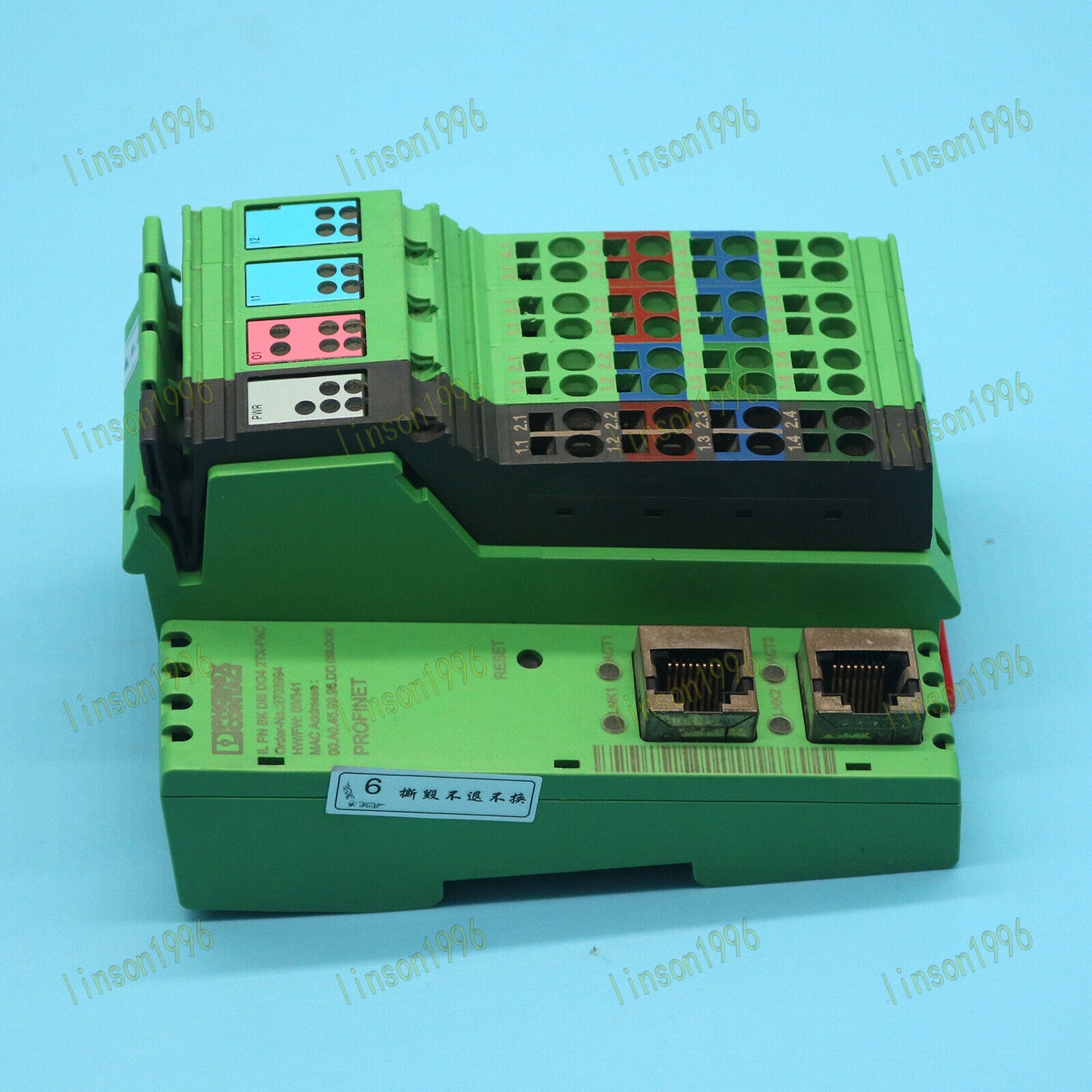Used 1PC Phoenix IL PN BK DI8 DO4 2TX-PAC Fast Bus Coupler - PHOENIX
