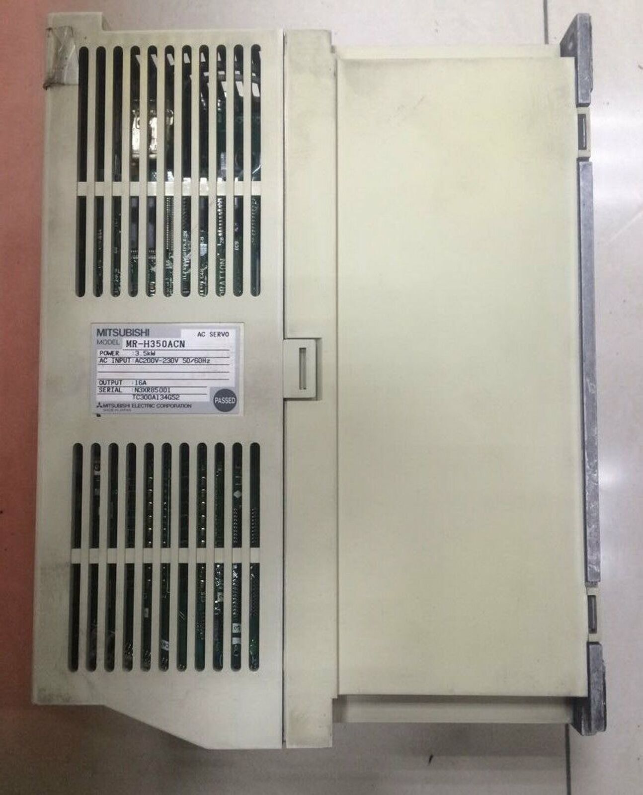 Used Mitsubishi MR-H350ACN Tested Servo Drive - MITSUBISHI