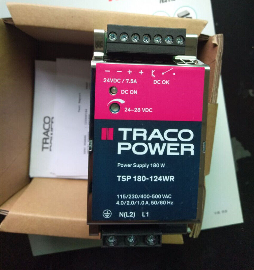 new 1pcs TSP180-124WR TRACOPOWER DIN Redundant Power Supply 180W - TRACOPOWER