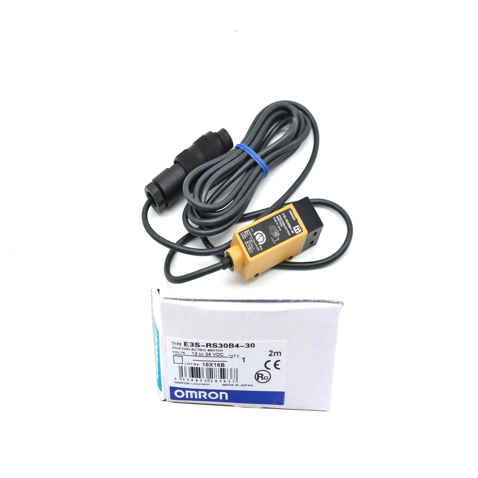 Omron E3S-RS30B4-30 Photoelectric Sensor | High-Precision Motion Detection - OMRON
