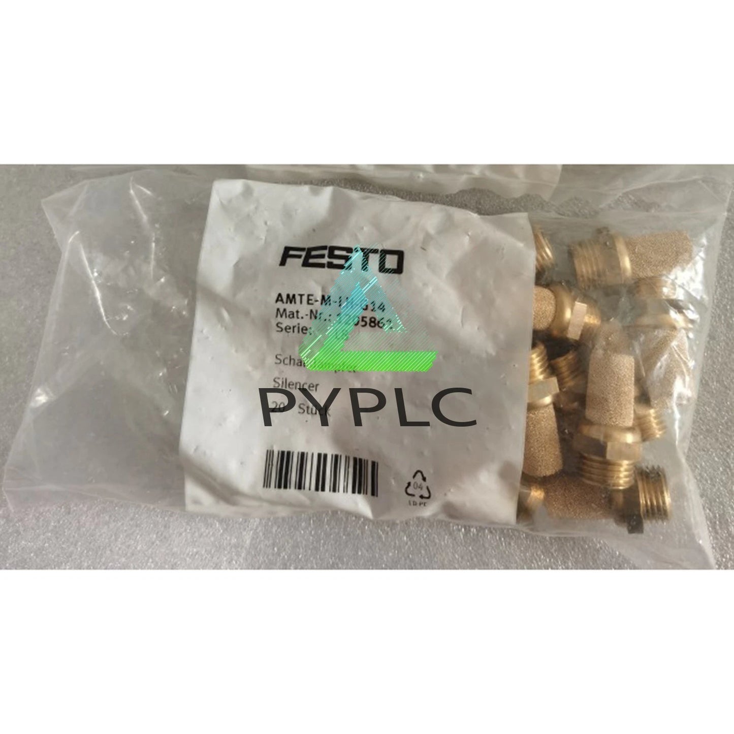 10PC FESTO AMTE-M-LH-G14 1205861 Brass Metal Muffler Quality assurance
