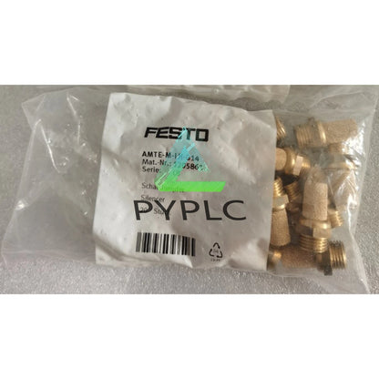 10PC FESTO AMTE-M-LH-G14 1205861 Brass Metal Muffler Quality assurance