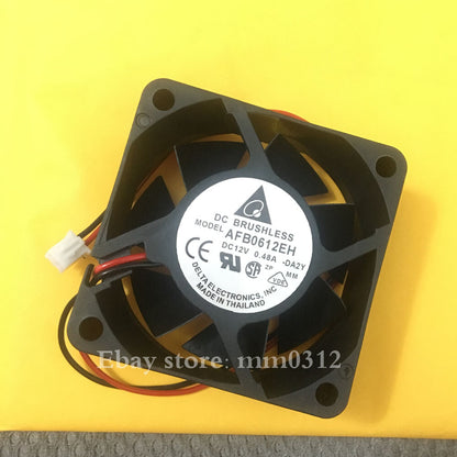 new 1pcs Delta AFB0612EH 6CM 12V 0.48A Ball cooling fan 6025 60 * 60 * 25mm