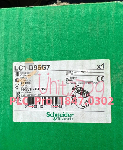 1PCS Schneider LC1D95G7 LC1 D95G7 Contactor With Coil Fast ship #k