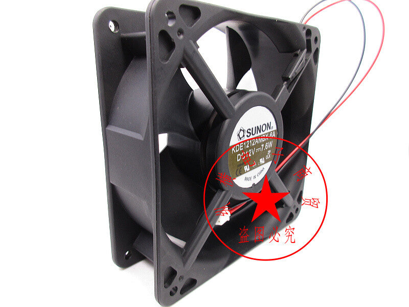 SUNON KDE1212AMBX-6A 12V 7.6W 120*120*38MM 2-wire cooling fan