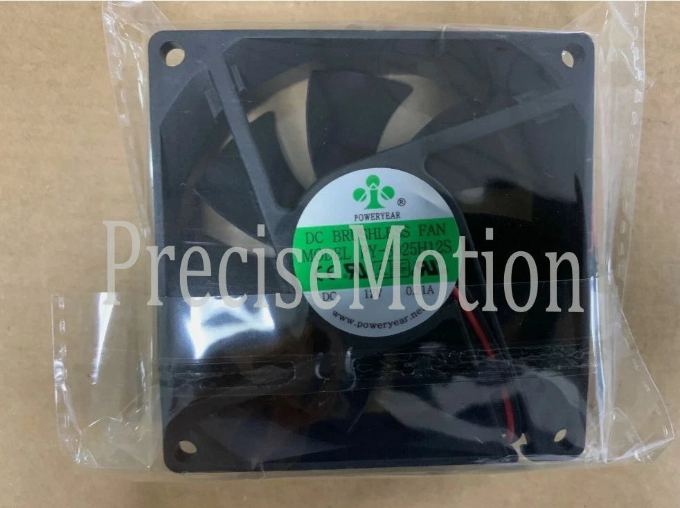 POWERYEAR FAN PY-8025H12S 12v 0.2A 8025 8CM 2 PIN