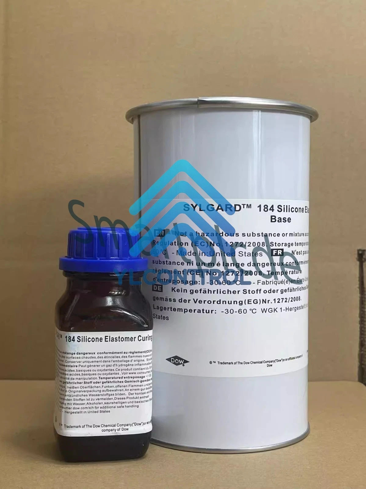 DOW Sylgard 184 Silicone Elastomer A & B 1.1KG ( 38.8 OZ) in box free ship