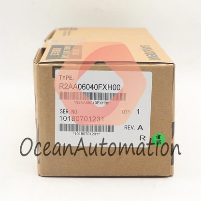 1PCS For SANYO R2AA06040FXH00 400W AC220V Servo Motor