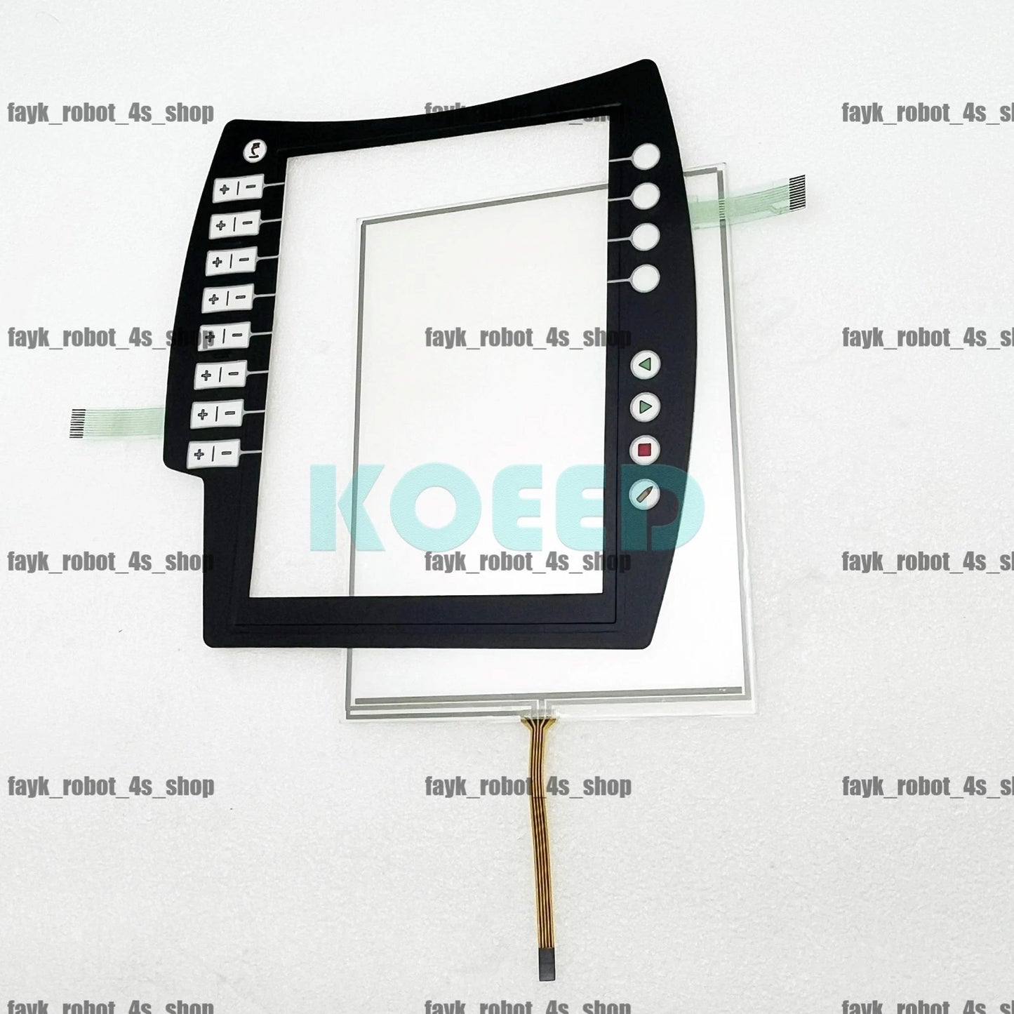 For KUKA KRC4 00-168-334 Teach Pendant Membrane Keypad+Touch Panel in stock
