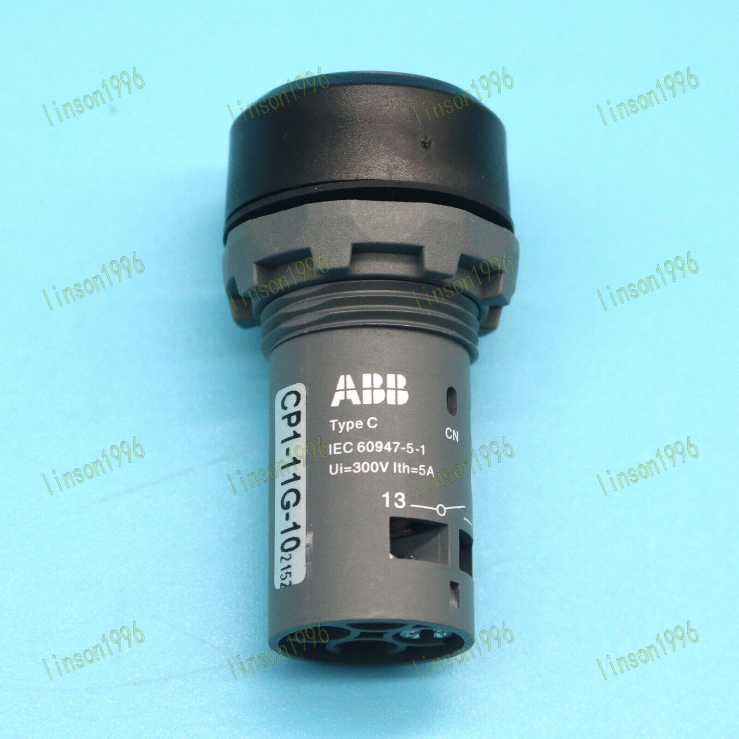 5PC CP1-11G-10 ABB illuminated green push button switch - ABB