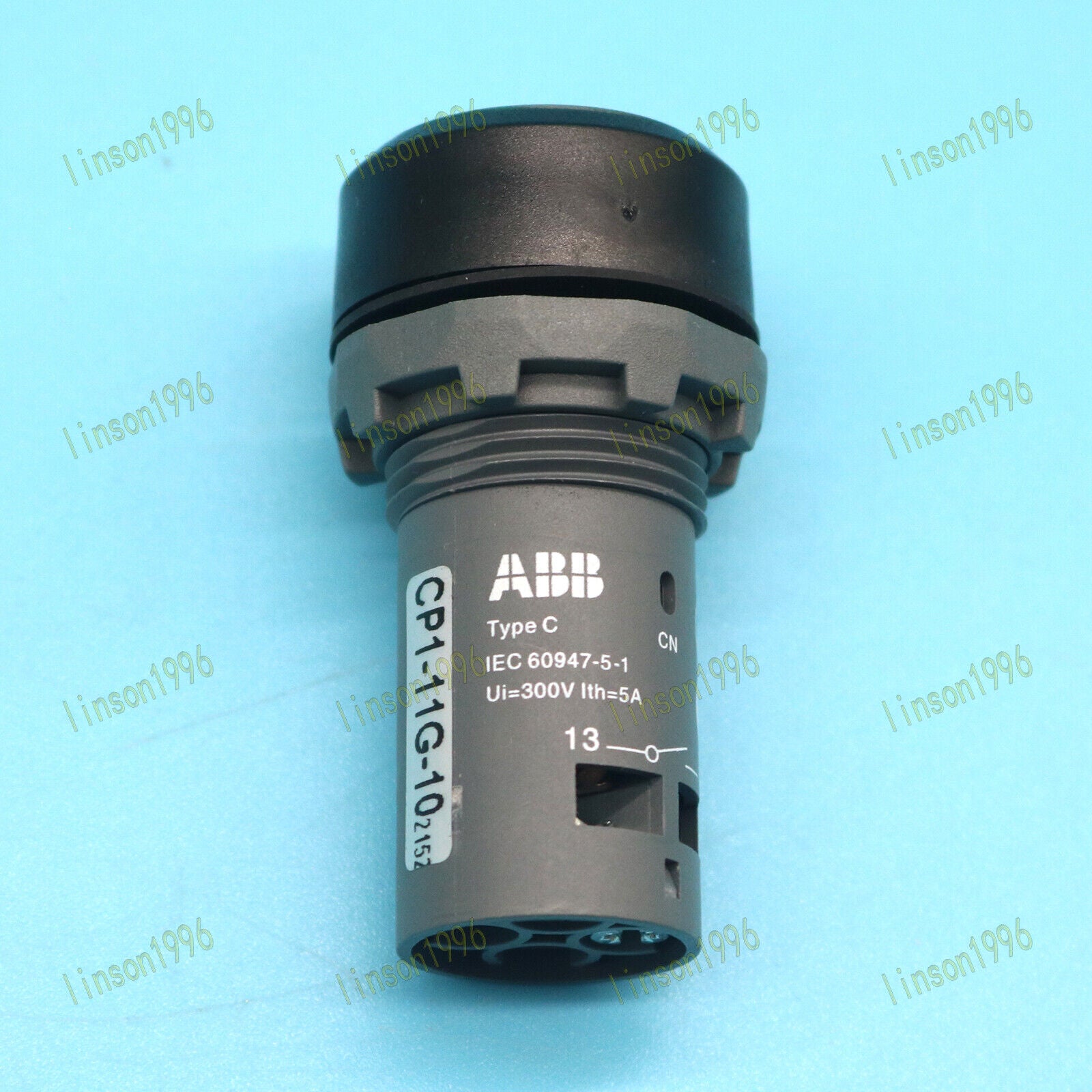 new  5PC CP1-11G-10 ABB Illuminated Green Pushbotton Switch ABB