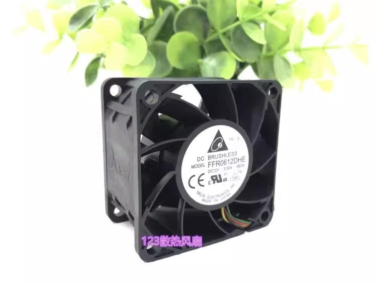 DELTA FFR0612DHE 6038 DC12V 3.30A 6CM 4-Wire Server Cooling Fan