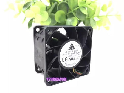 DELTA FFR0612DHE 6038 DC12V 3.30A 6CM 4-Wire Server Cooling Fan