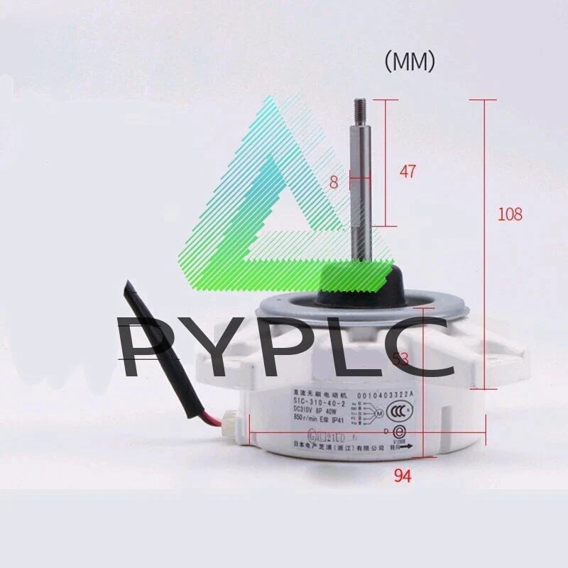 1Pcs Air conditioner Brushless Motor SIC-310-40-2 40W 310V Repair Parts