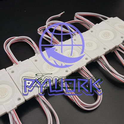 2.4W injection COB LED Module light,DC 12V advertising Green
