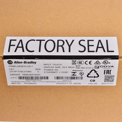 New Factory Sealed AB 2711P-T10C21D8S Ser C PanelView Plus 7 10" 2711PT10C21D8S - PANELVIEW