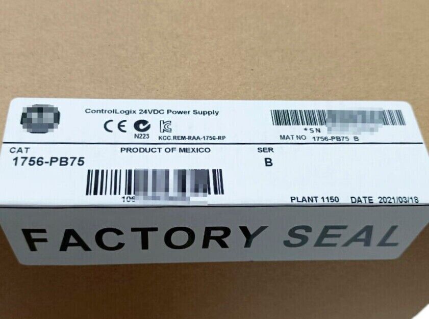New Factory Sealed 1756-PB75 SER B Control Logix 24V DC Power Supply - CONTROL LOGIX