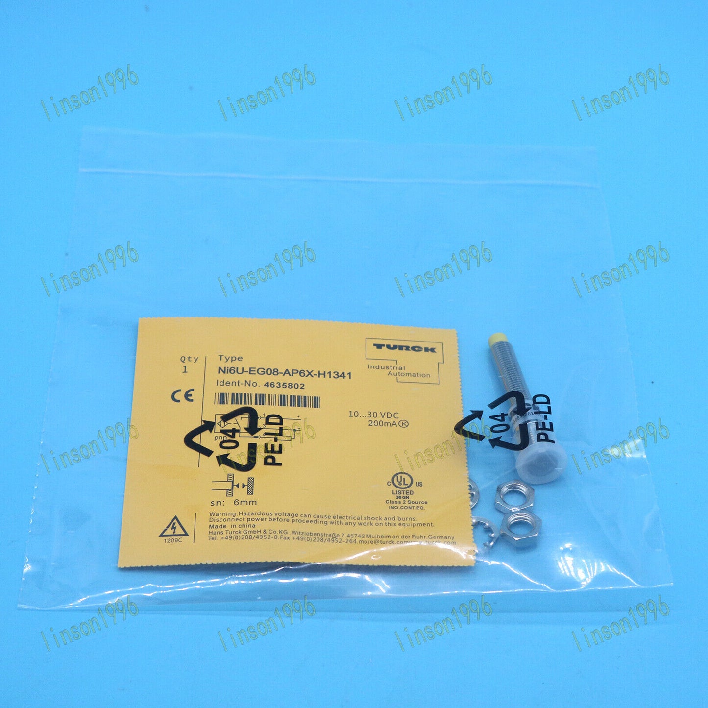 Turck Proximity Switch NI6U-EG08-AP6X-H1341 Fast Delivery - TURCK