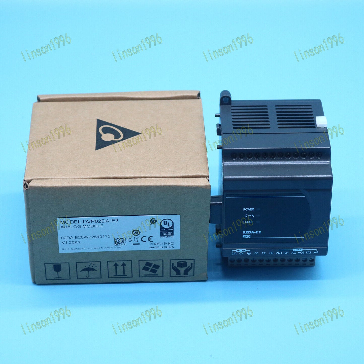 New One DELTA DVP02DA-E2 ES2 Series Analog Expansion Module - ONE
