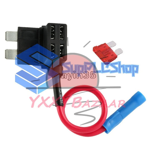 12V Car Add-a-circuit Fuse TAP Adapter Standard ATM APM Auto Blade Fuse Holder U