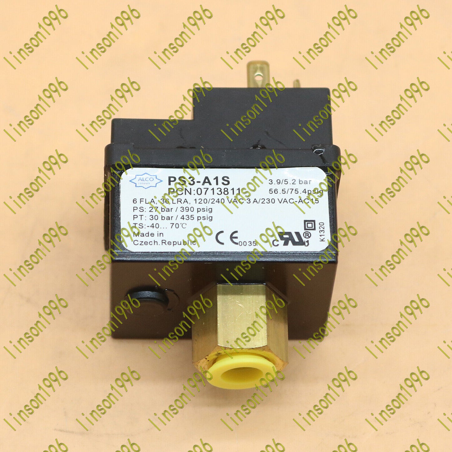 Emerson Alco PS3-A1S Pressure Switch - ONE EMERSON ALCO